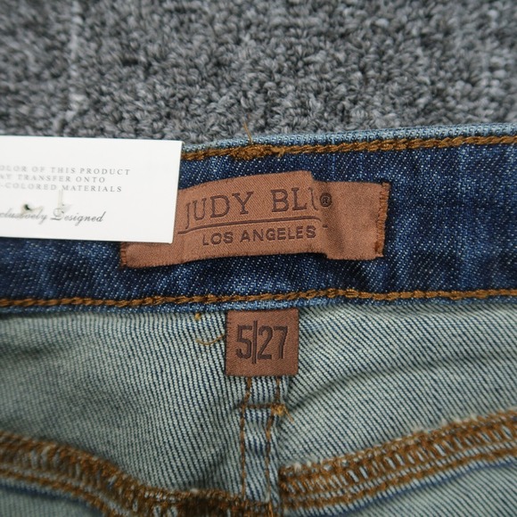 Judy Blue Jeans Womens 27 Dark Blue Skinny Fit Dover High Rise Tummy Control NWT - Picture 3 of 10